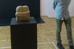 Brancusi's first version of The Kiss. National Art Gallery Craiova, Romania