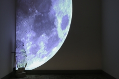 Carrying the moon video installation