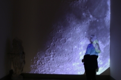 Carrying the moon video installation