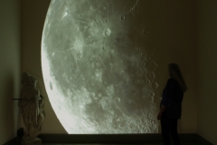Carrying the moon video installation